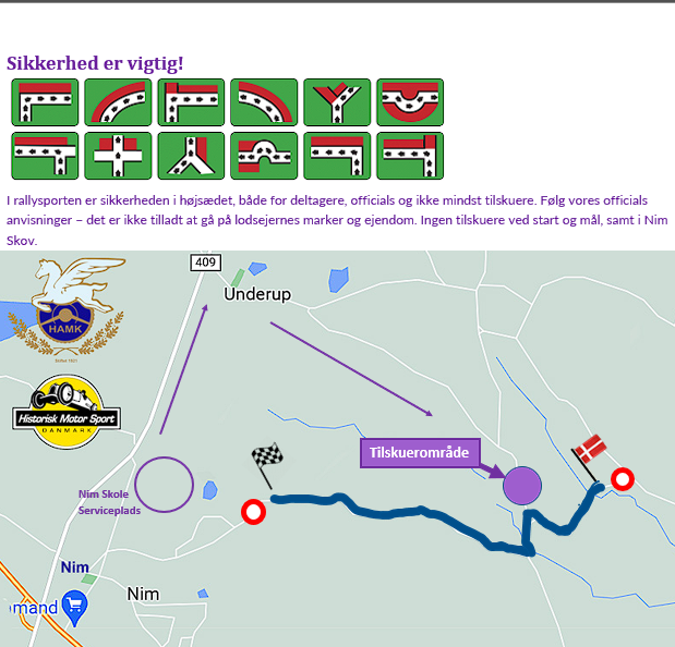Oversigt over tilskuerområde